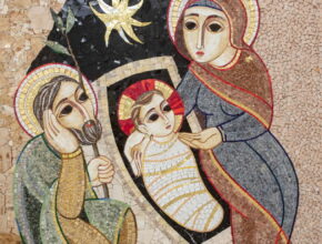 Mosaic del P. Marko Ivan Rupnik a St. Julià de Lòria (Andorra)