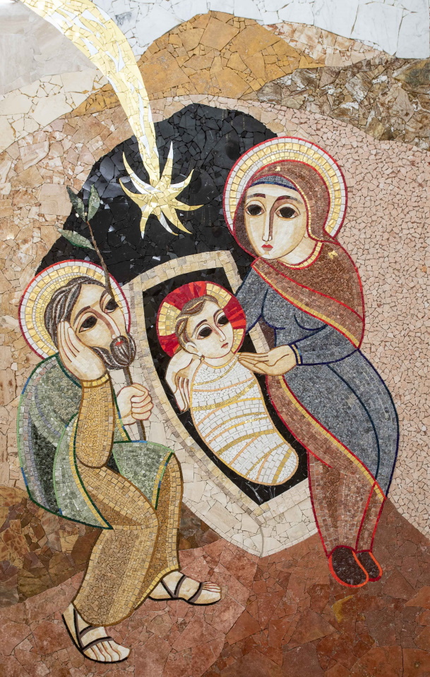 Mosaic del P. Marko Ivan Rupnik a St. Julià de Lòria (Andorra)