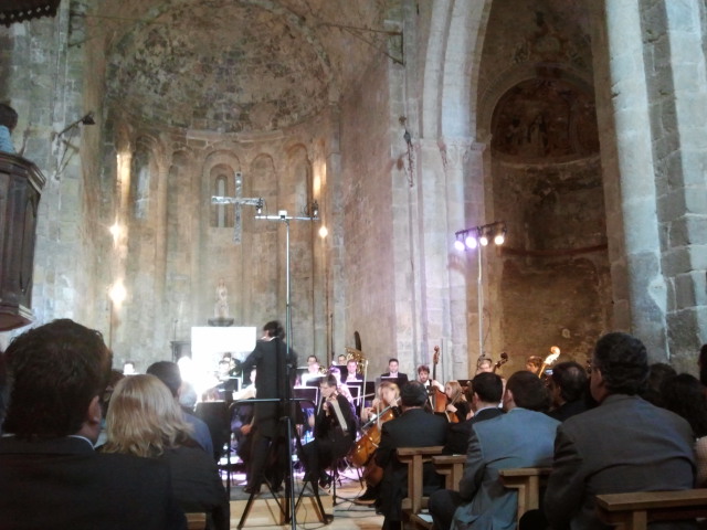 L'Orquestra Simfònica Julià Carbonell al temple de Gerri de la Sal