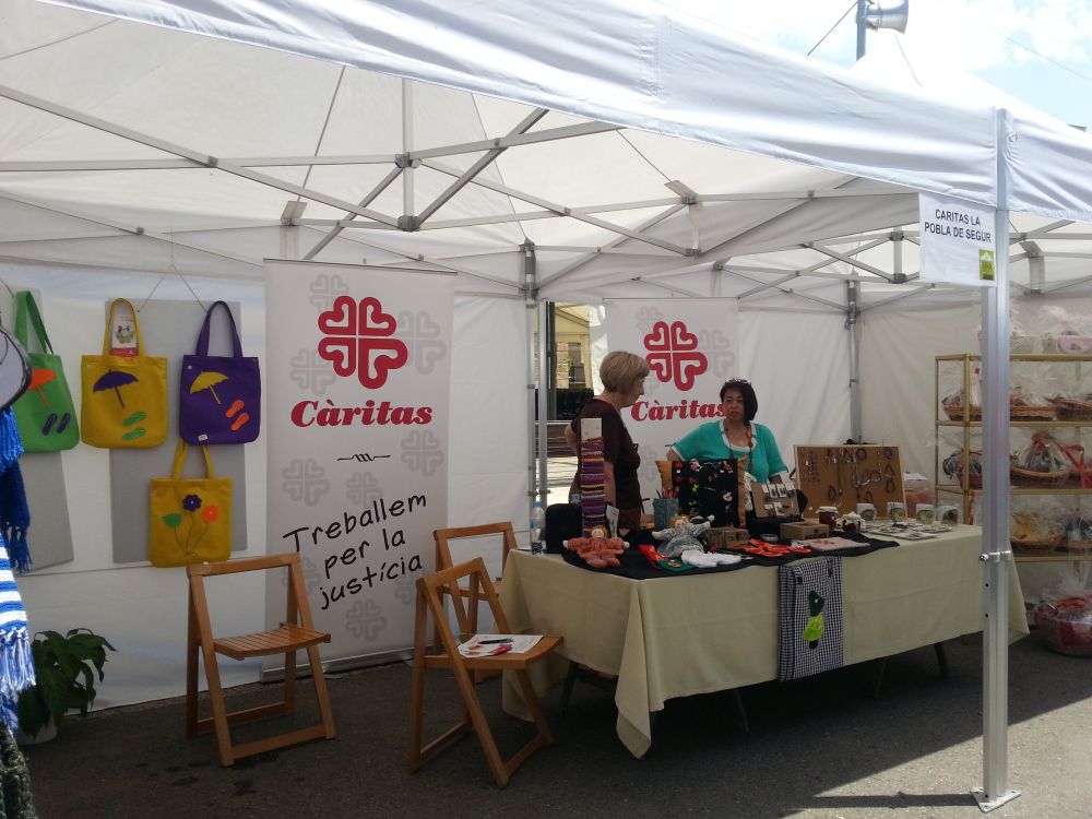 Càritas de La Pobla de Segur, a la Fira Pallars