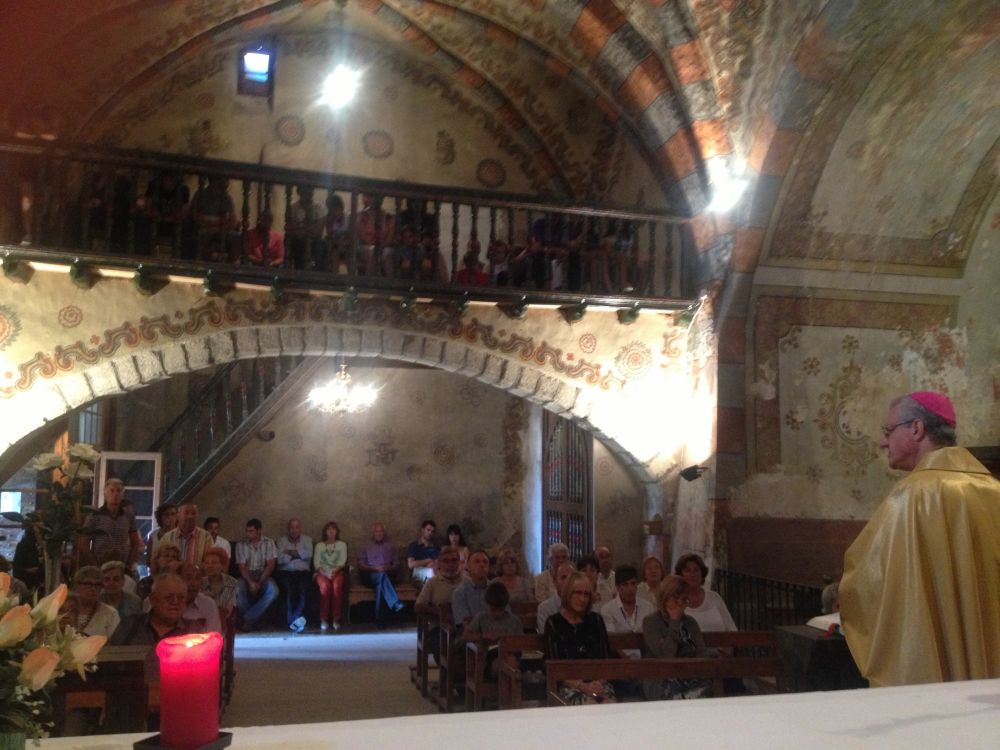 Visita pastoral i Festa de la M. de Déu del Carme a Aransa (Lles - Cerdanya)