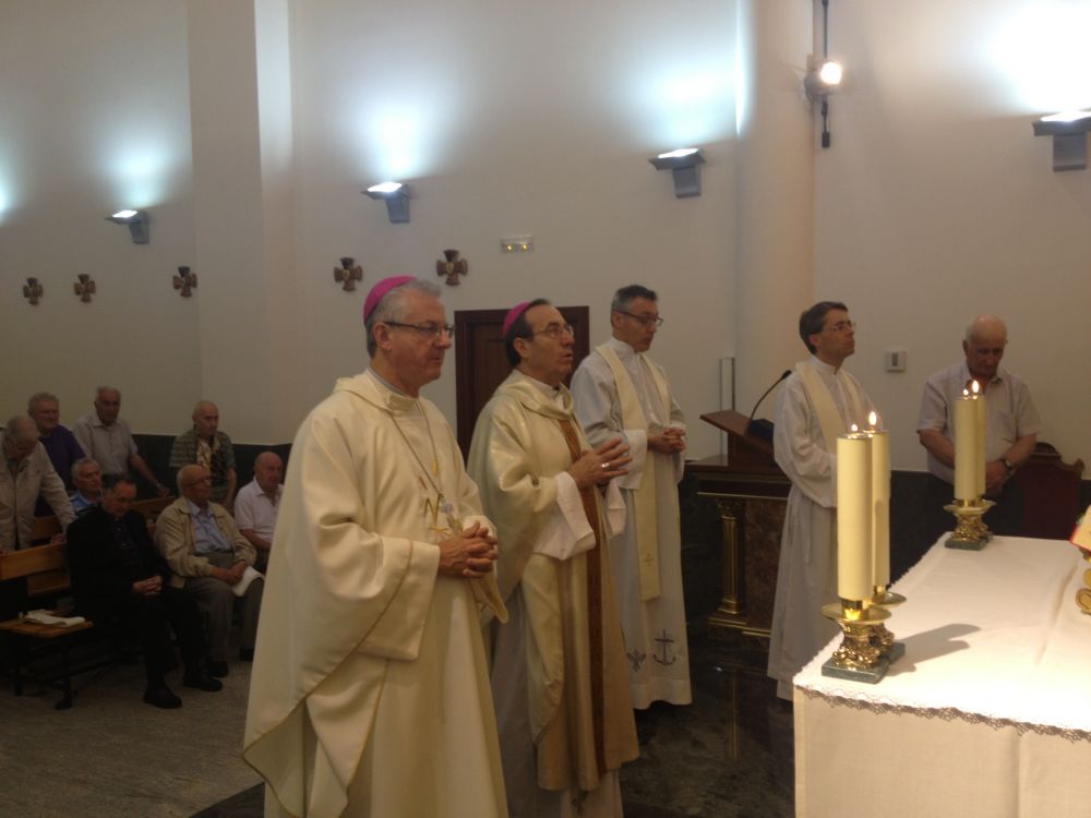 Mons. Francisco Pérez, Arquebisbe de Pamplona, visita la Residència Sant Josep de La Seu d’Urgell