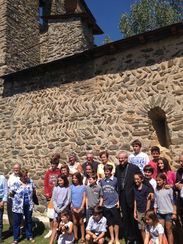 Visita pastoral a la parròquia de St. Andreu de Vilallobent (Cerdanya)