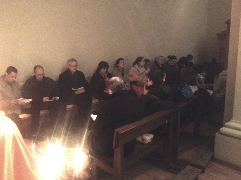 Pregària dels joves amics de Taizé a La Seu d'Urgell