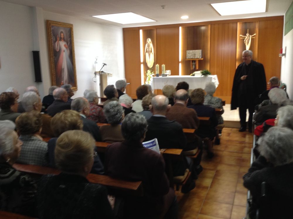 Visita al Cardenal Ricard M. Carles i a la Residència d’ancians de St. Domènec de Balaguer