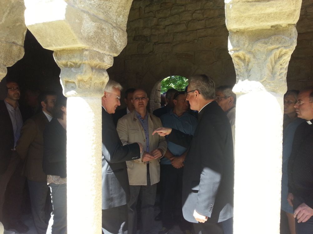 Inauguració de la restauració del claustre de Santa Maria de Mur