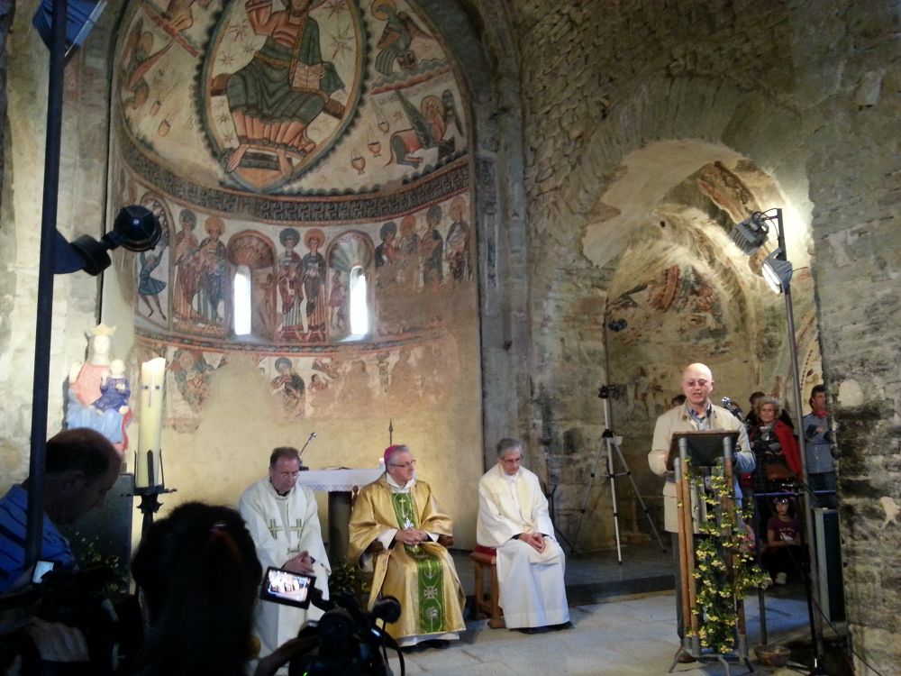 Inauguració de la restauració del claustre de Santa Maria de Mur