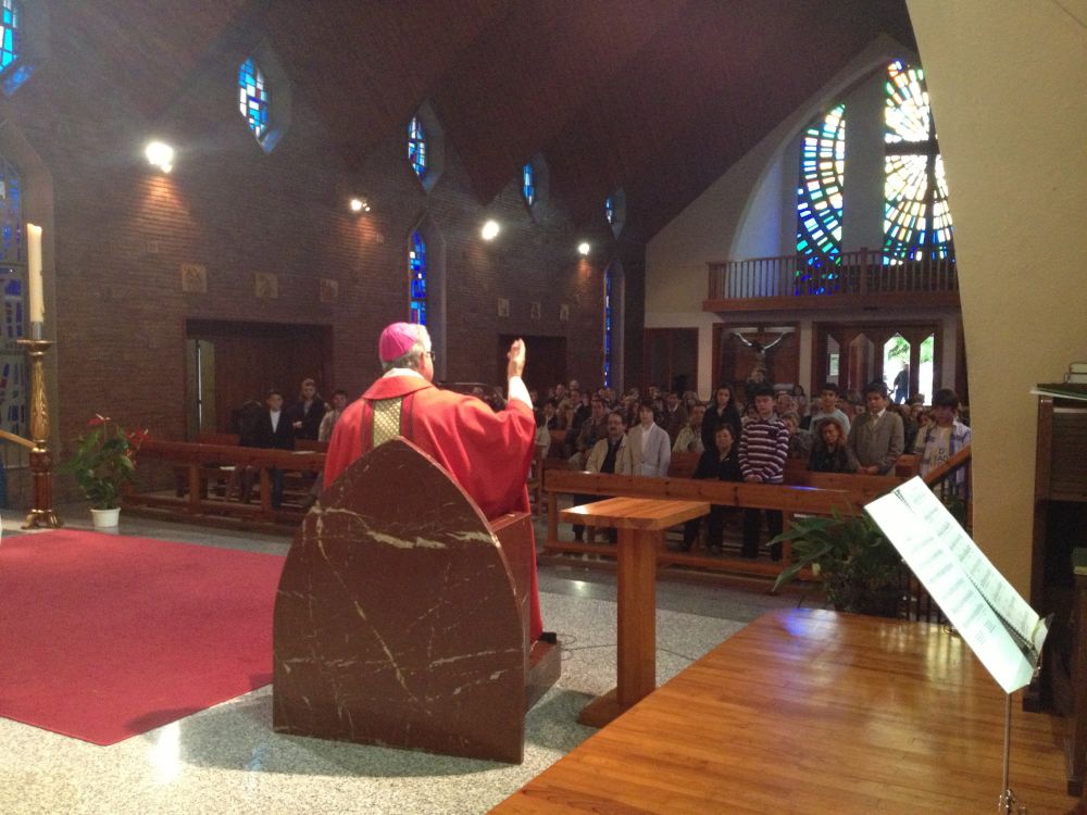 Confirmacions dels joves de La Seu a Sta. Magdalena