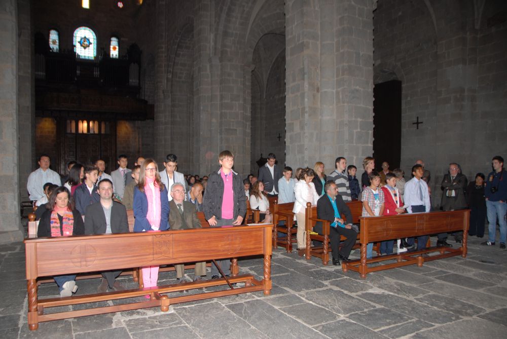 Confirmacions d’adults i de joves a La Seu d’Urgell