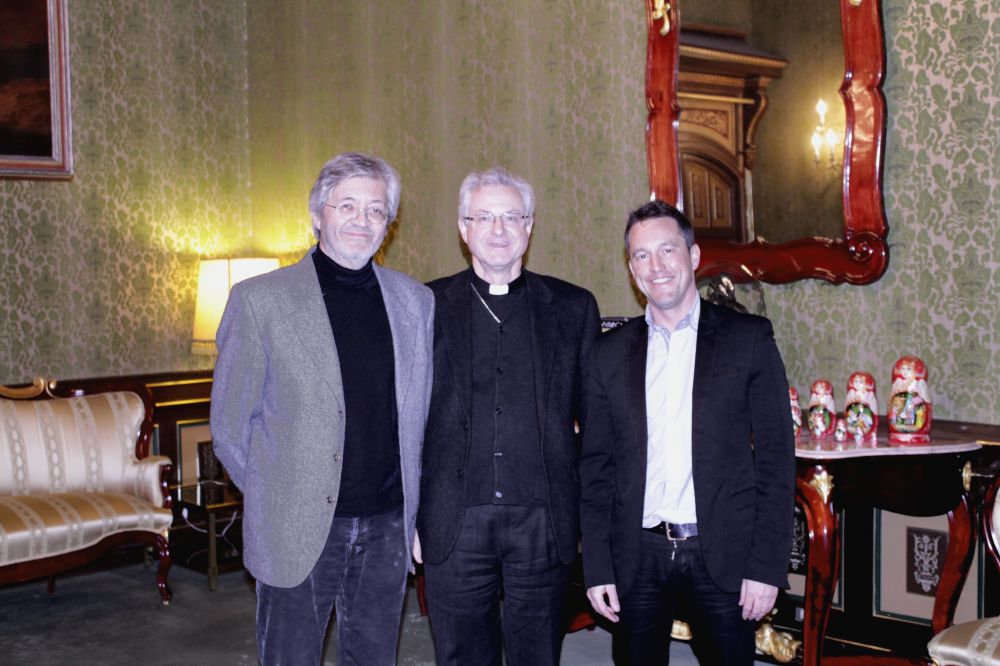 Mons. Joan-Enric Vives s'entrevista amb els representants del Partit Socialdemòcrata d'Andorra