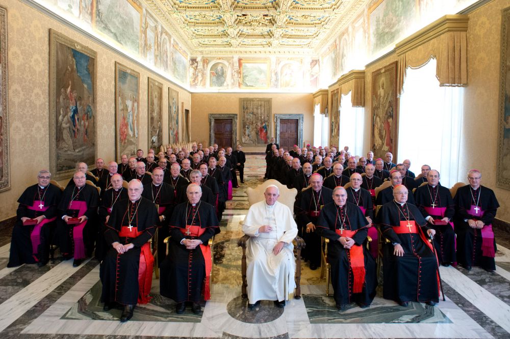 Mons. Vives - visita Ad Limina Papa Francesc