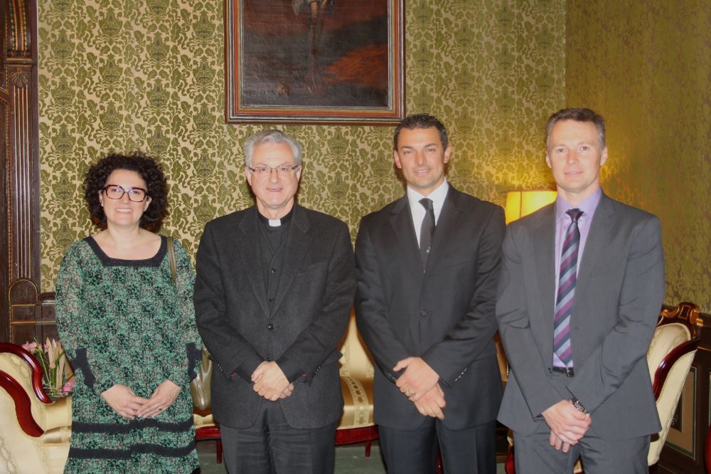 Reunió del Copríncep Episcopal amb una delegació del Partit Liberal d'Andorra