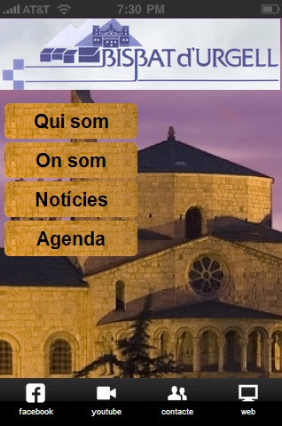 Aplicació mòbil del Bisbat d'Urgell