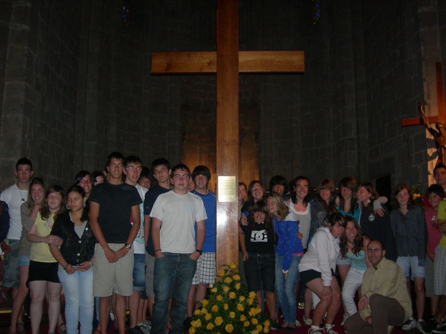 La Creu de la JMJ a la Catedral d'Urgell